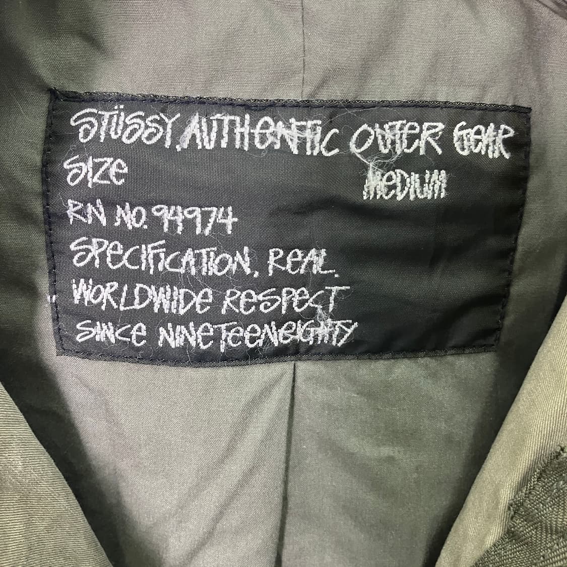 00's 스투시 M-65 밀리터리 필드 자켓 M 상품이미지3