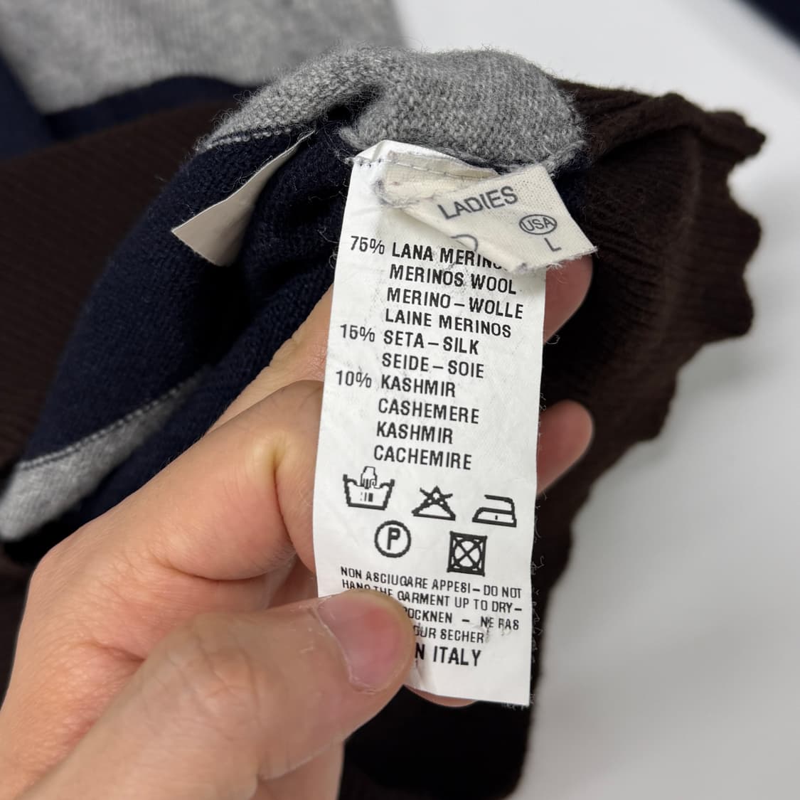 JPN stripe turtle neck sweater 상품이미지4