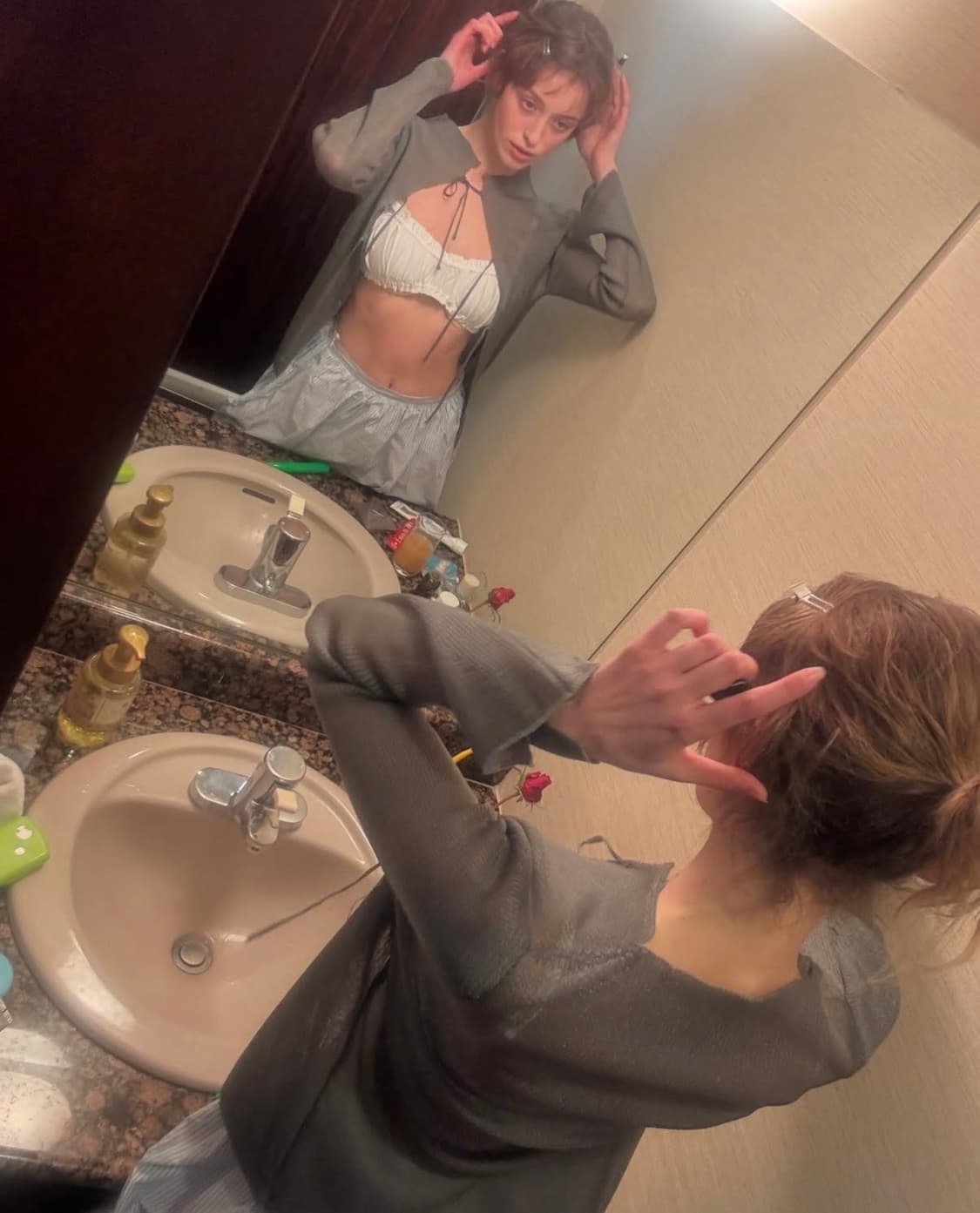 리본빛 가디건 상품이미지3