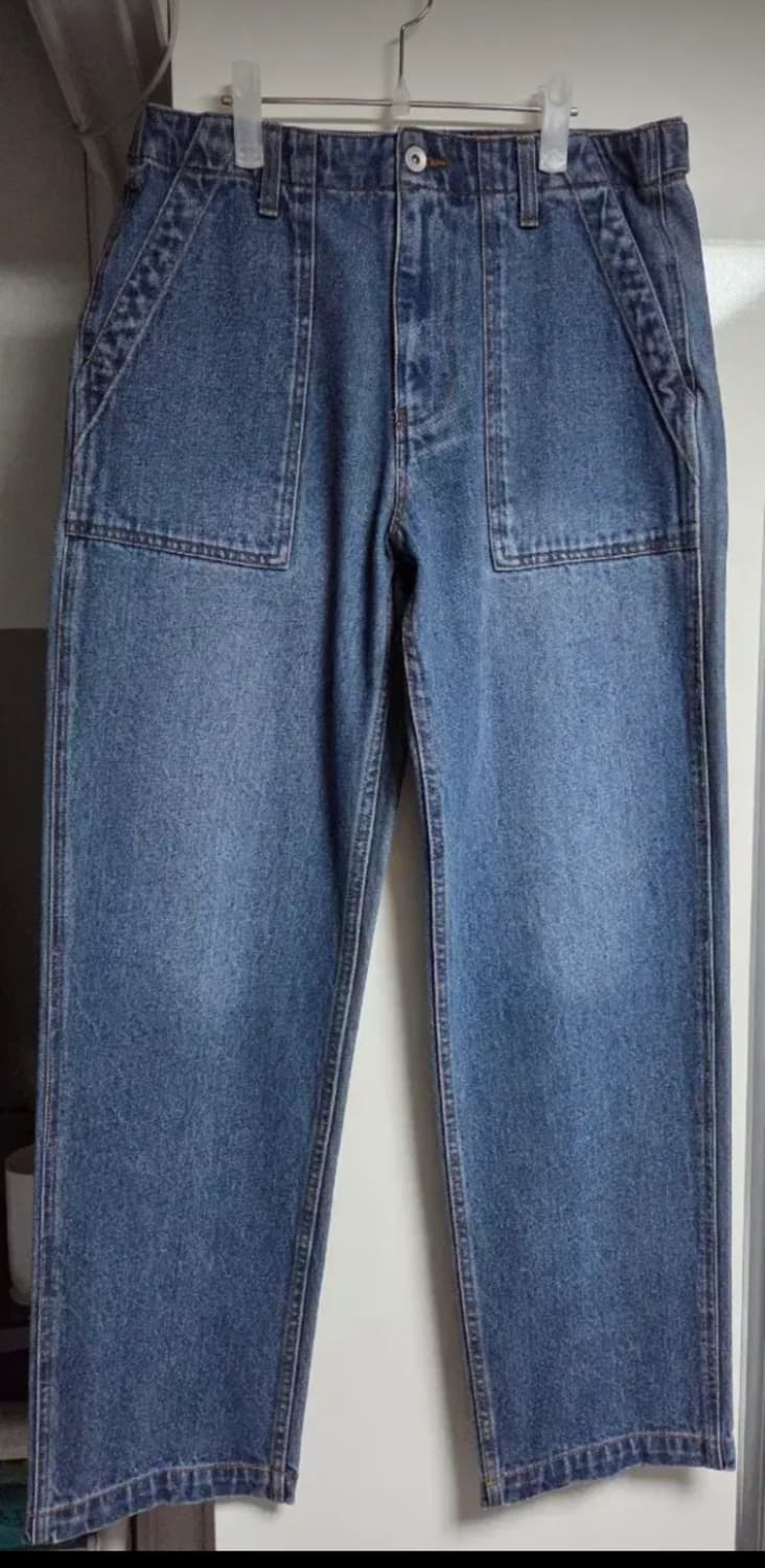 유니폼브릿지 퍼티그 데님팬츠 일괄 판매 인디고, 블랙 M 상품이미지5