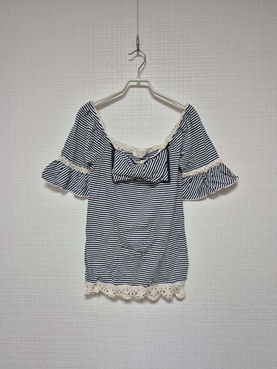 리즈리사 히메카지 초고전템 보더프린트 벨슬리브 탑 상품이미지1