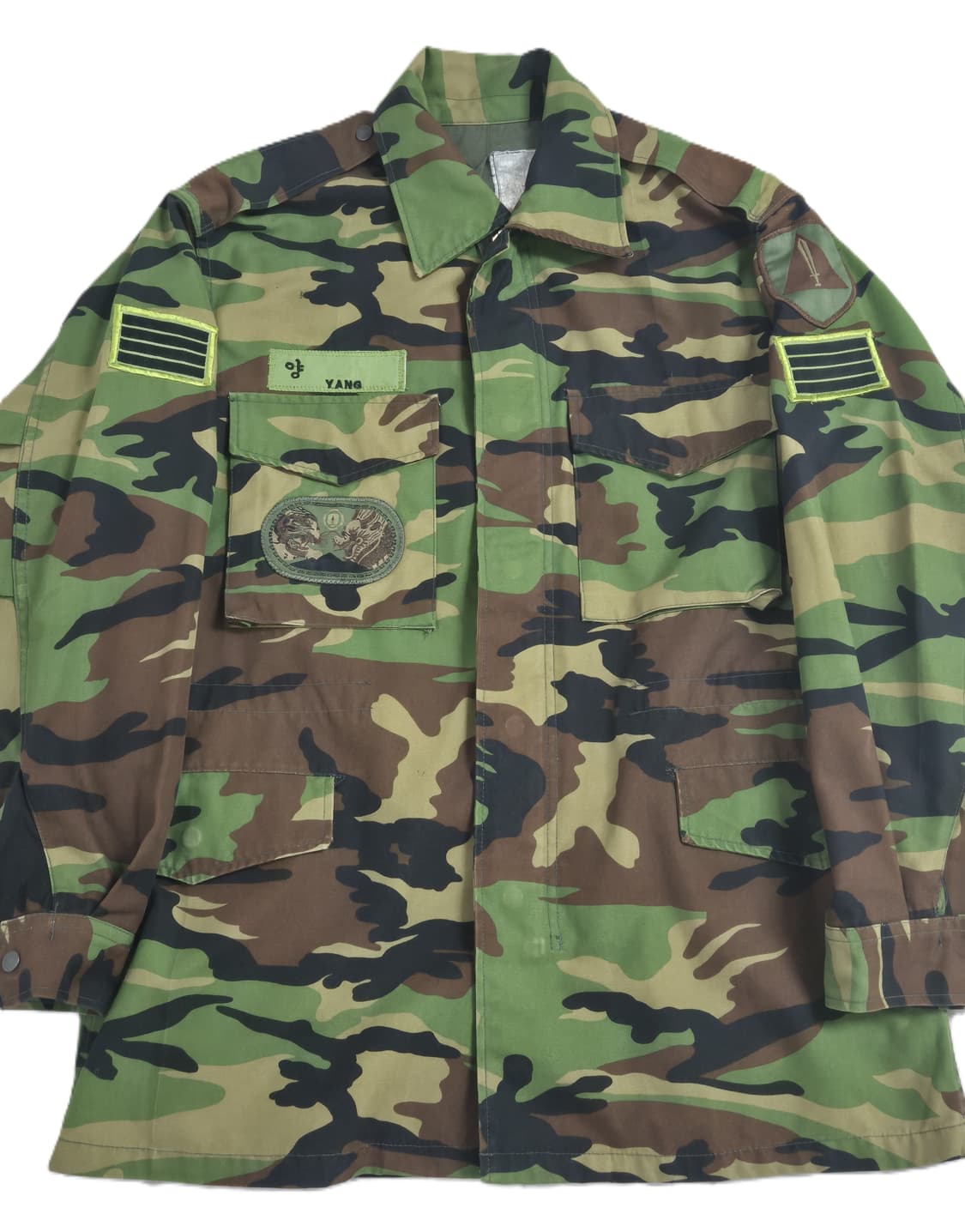 육군 구형 수방사 1경비단 병장 후기형 야전상의 전투복 상의 자켓 (M) 상품이미지7