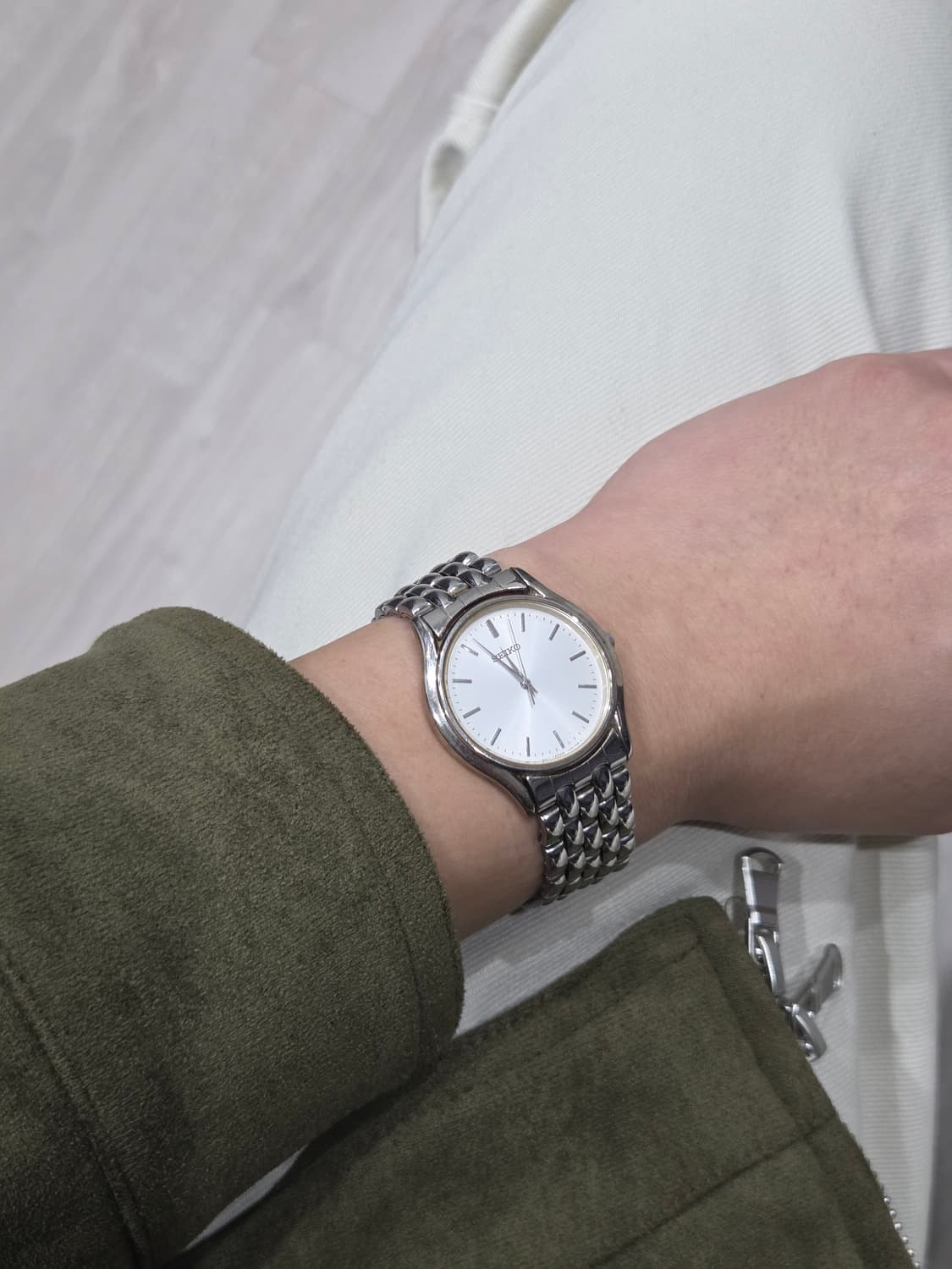 [희귀]90s 클레식 빈티지 세이코 드레스워치 V701-7A20 슬림 상품이미지2