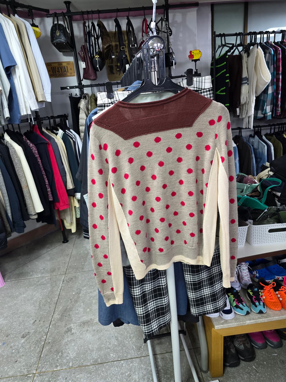 SJSJ 도트 리본 가디건 (1230) 상품이미지2