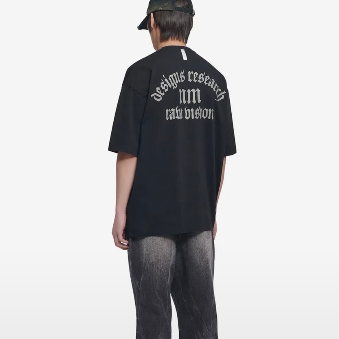 노매뉴얼 R.V ARCH 반팔티셔츠 블랙 상품이미지4