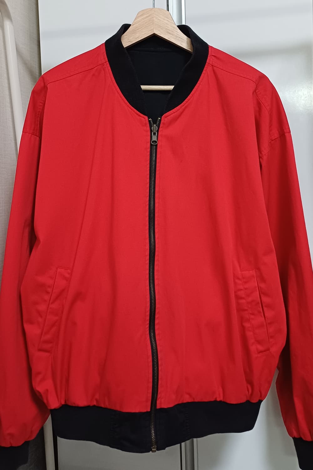 👀 90s 말보로 리버시블 봄버 자켓 - 블랙 상품이미지4