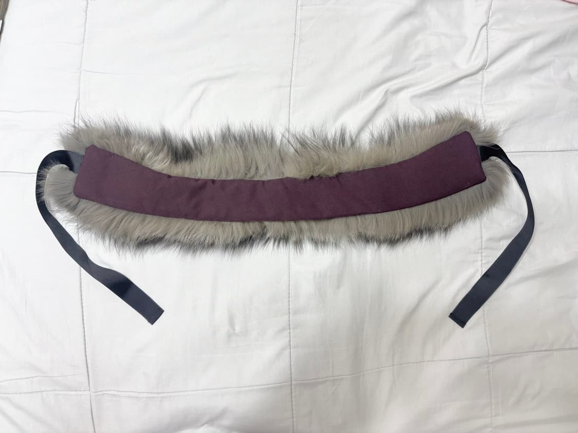 천연 라쿤퍼 리본 카라/목도리/머플러/워머/새거수준 상품이미지5