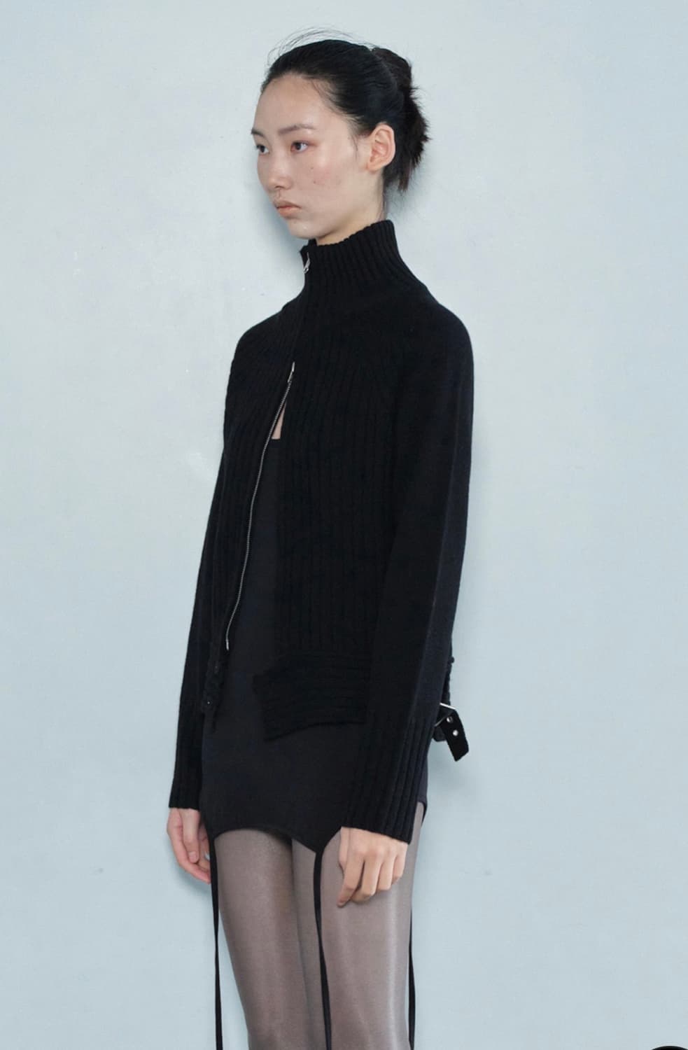 세릭 니트 집업 상품이미지1