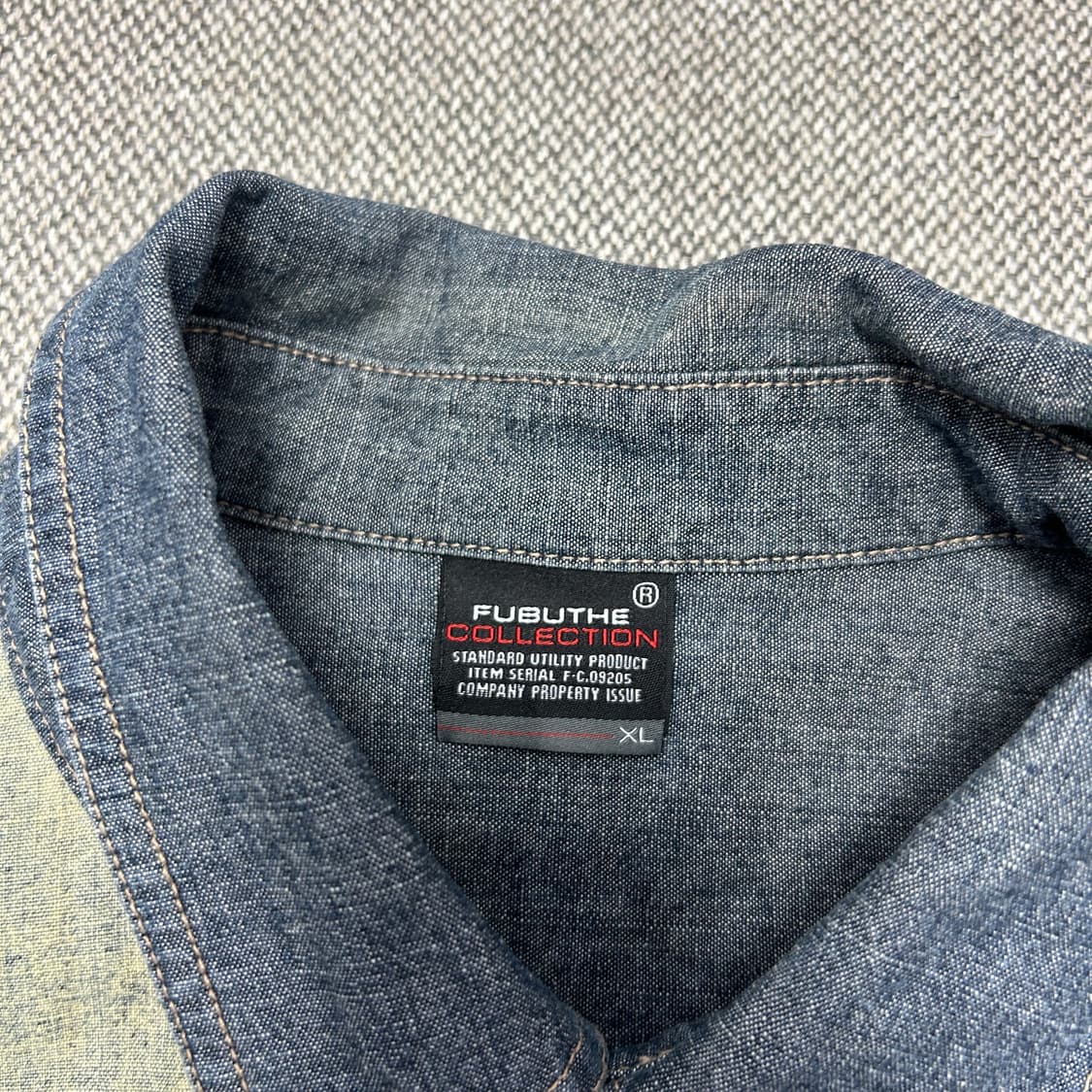 FUBU 후부 올드스쿨 데님셔츠(XL) 상품이미지2