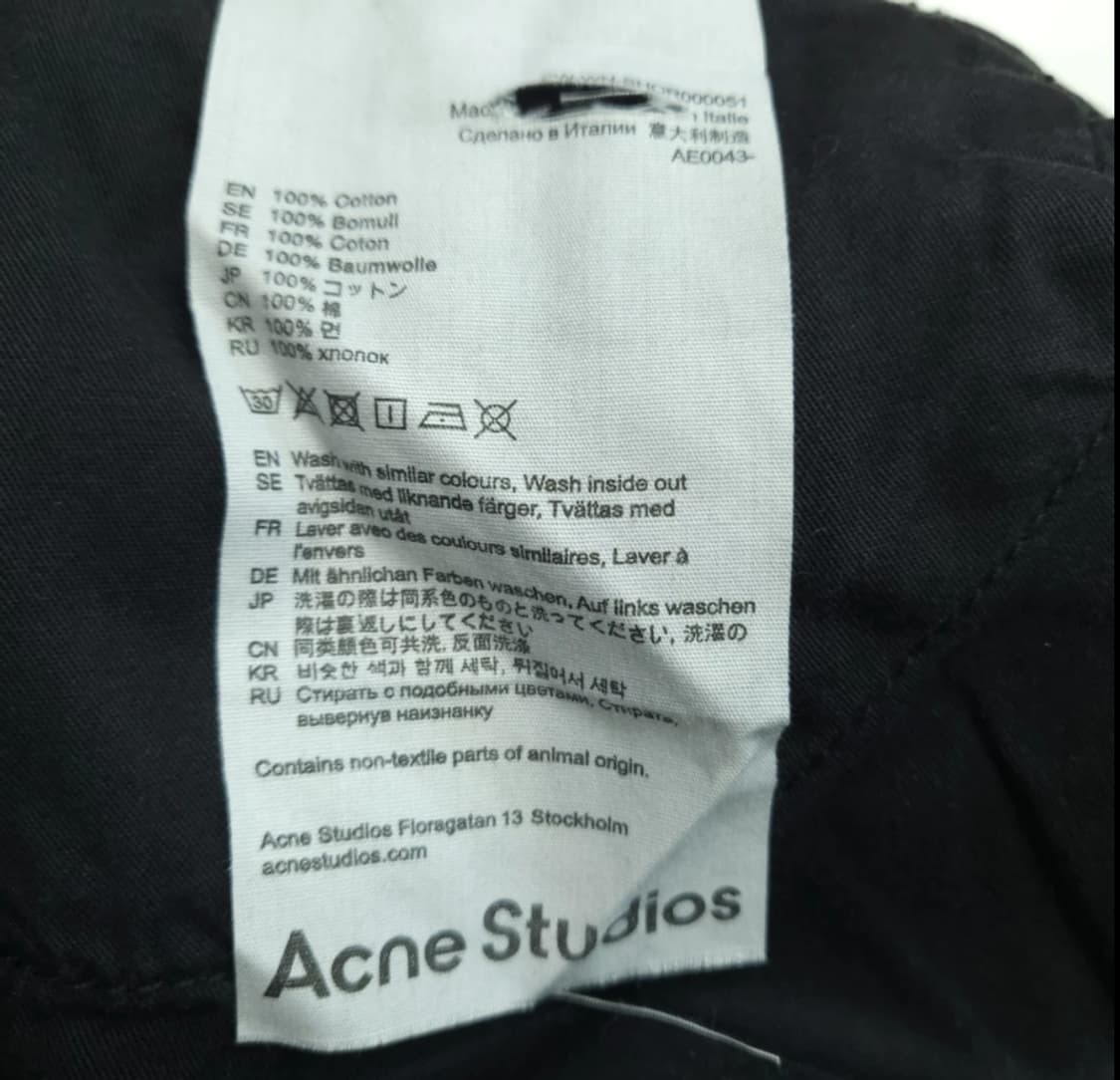 아크네 스튜디오 블랙 데님 청바지 28 상품이미지8