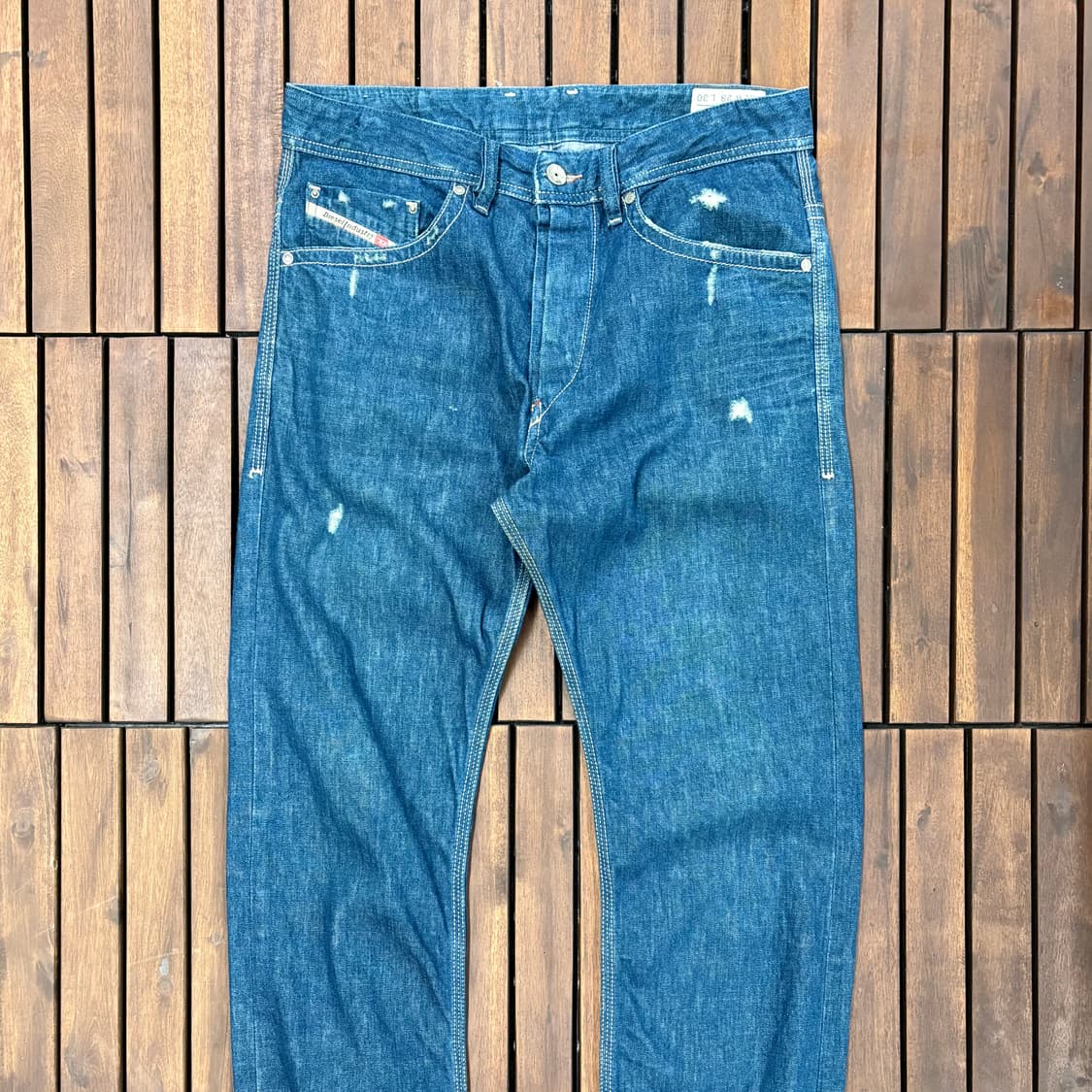 (28) 디젤 브래덤 데미지 생지 데님 팬츠 상품이미지2
