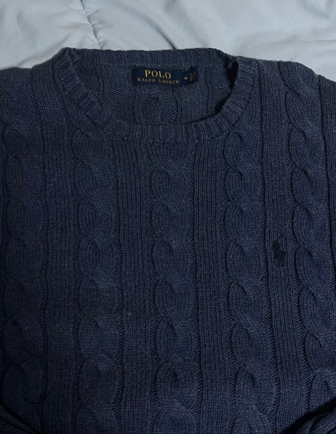 폴로 랄프로렌 케이블 니트 M사이즈 상품이미지2