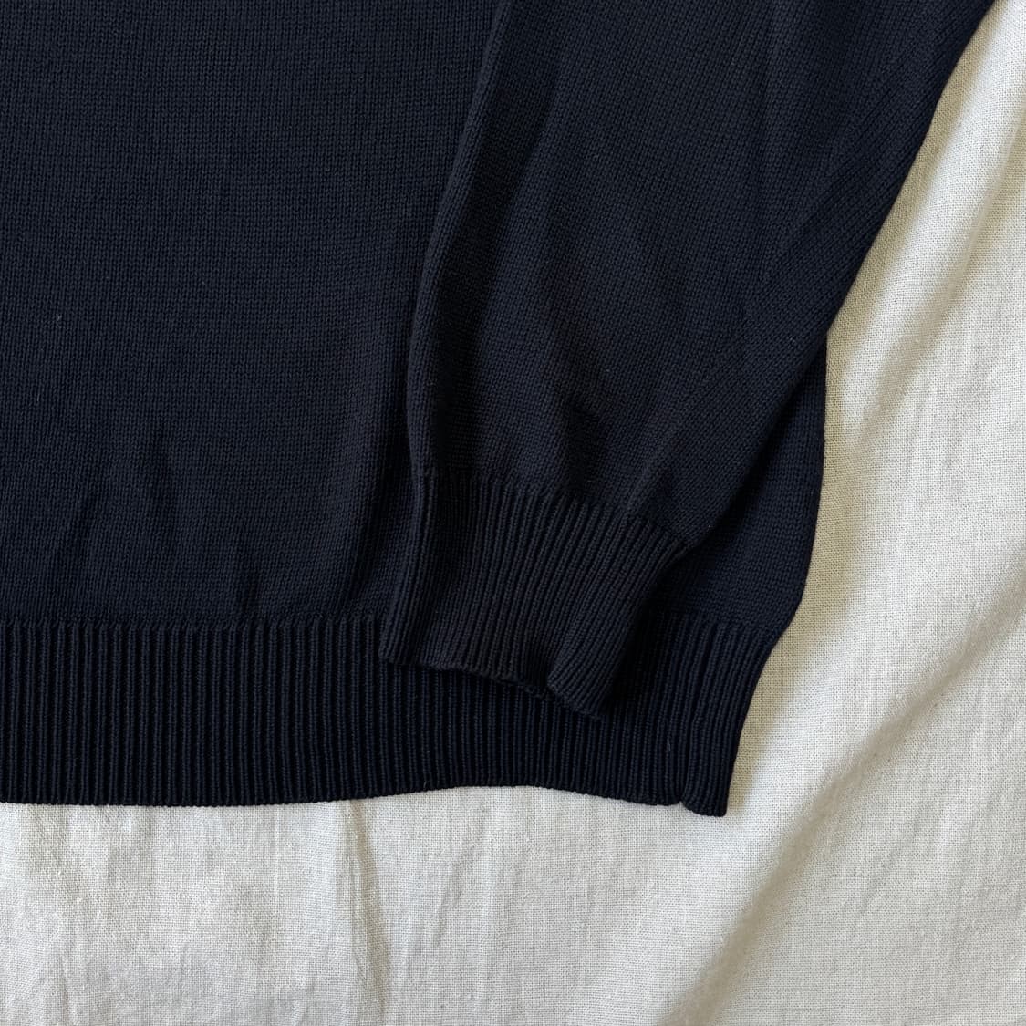 아르마니 익스체인지 사선 지퍼 카라 니트 XL 상품이미지4