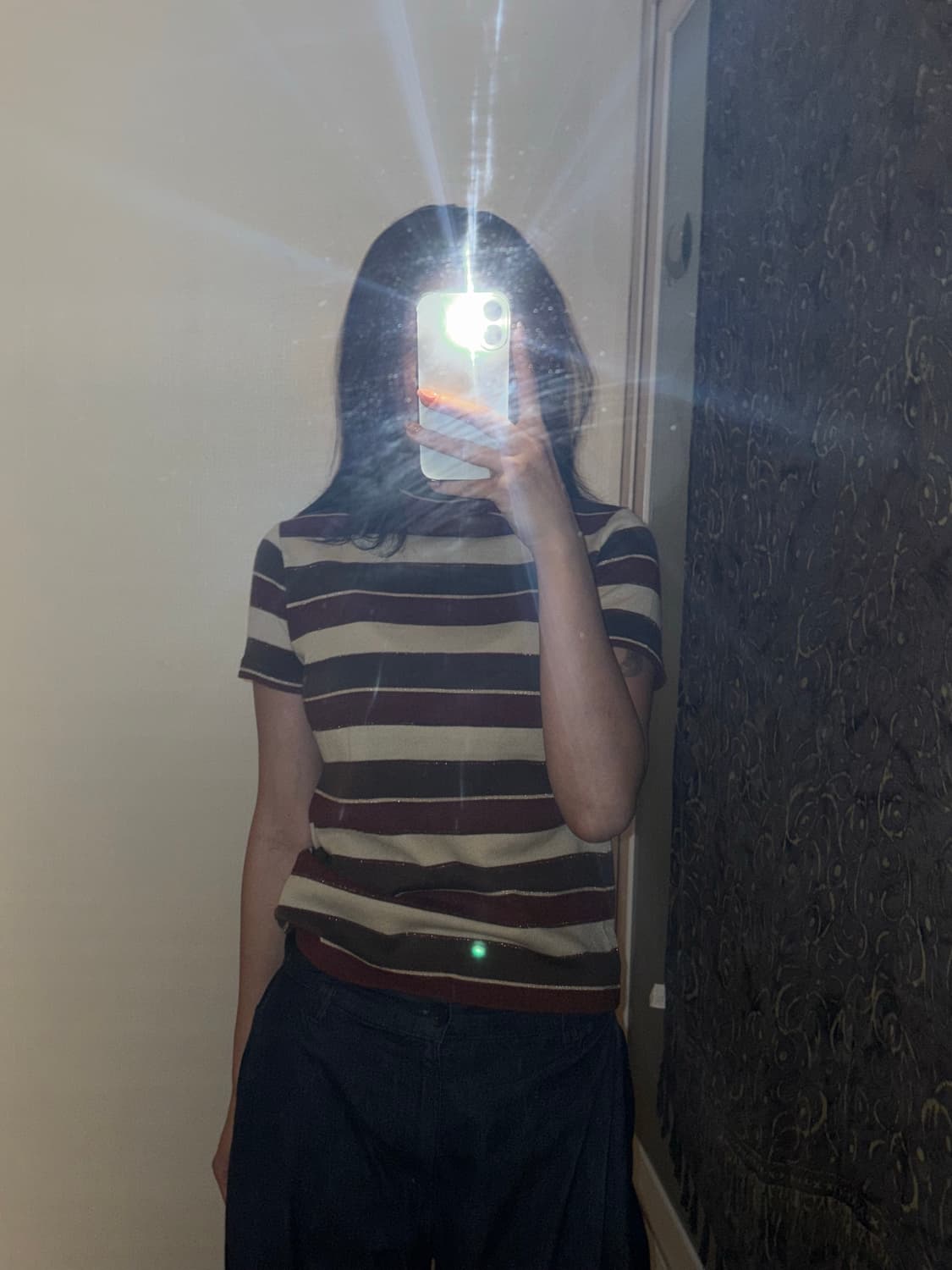 Ysb 에스닉 스트라이프 반목티 상품이미지2