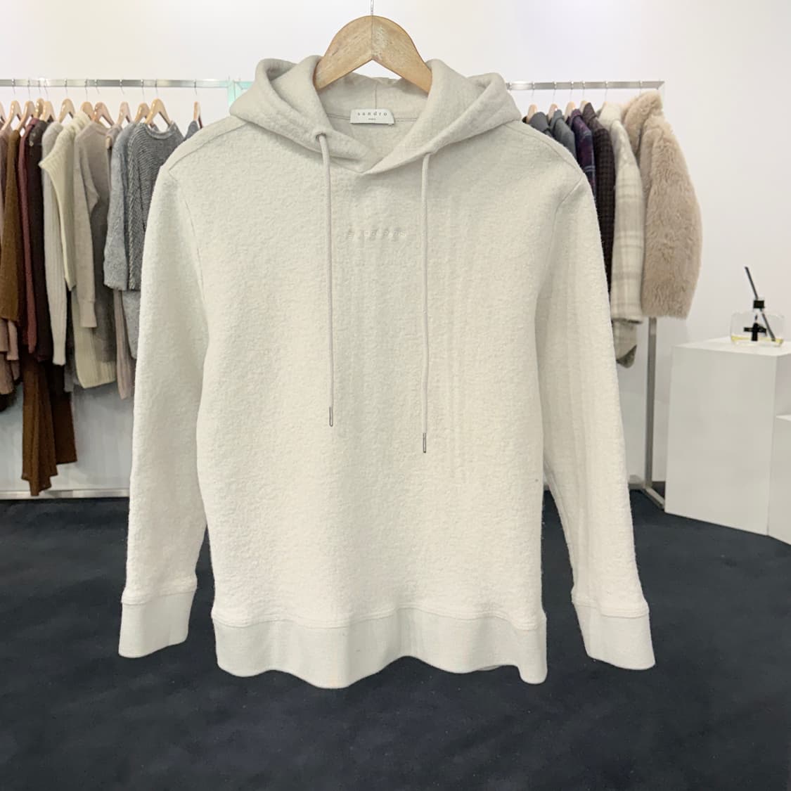 [XL] 산드로 울 니트 후드티 상품이미지1