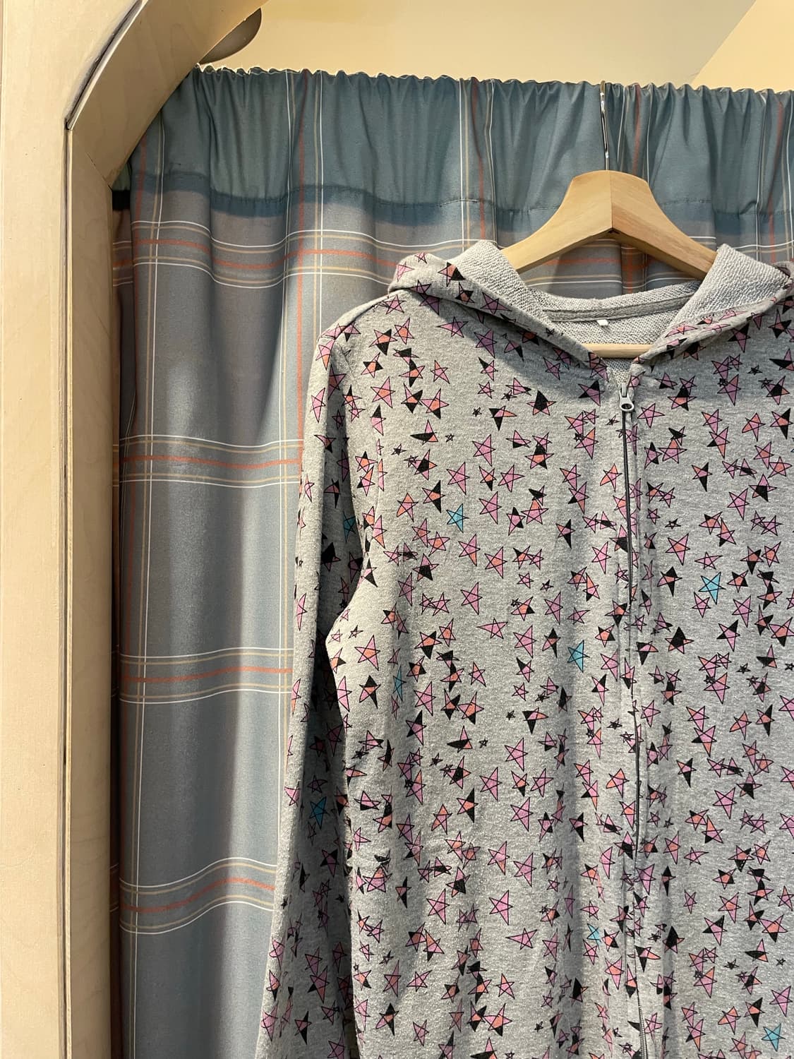 일본빈티지 키치 별무늬 집업 상품이미지3