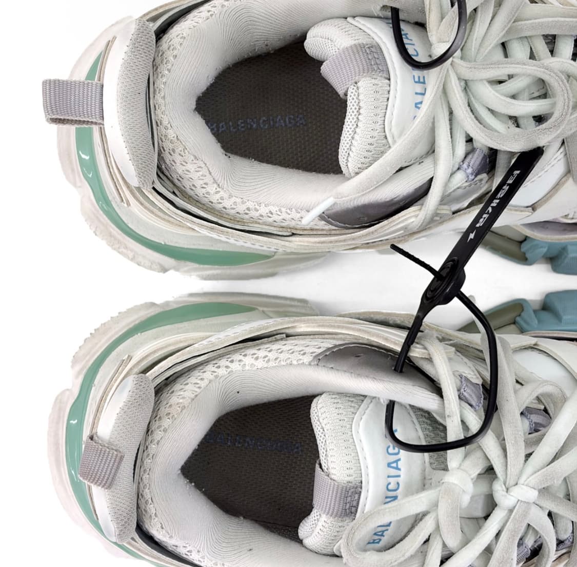 [35] 발렌시아가 여성 트랙 스니커즈 신발 화이트 파스텔 상품이미지9
