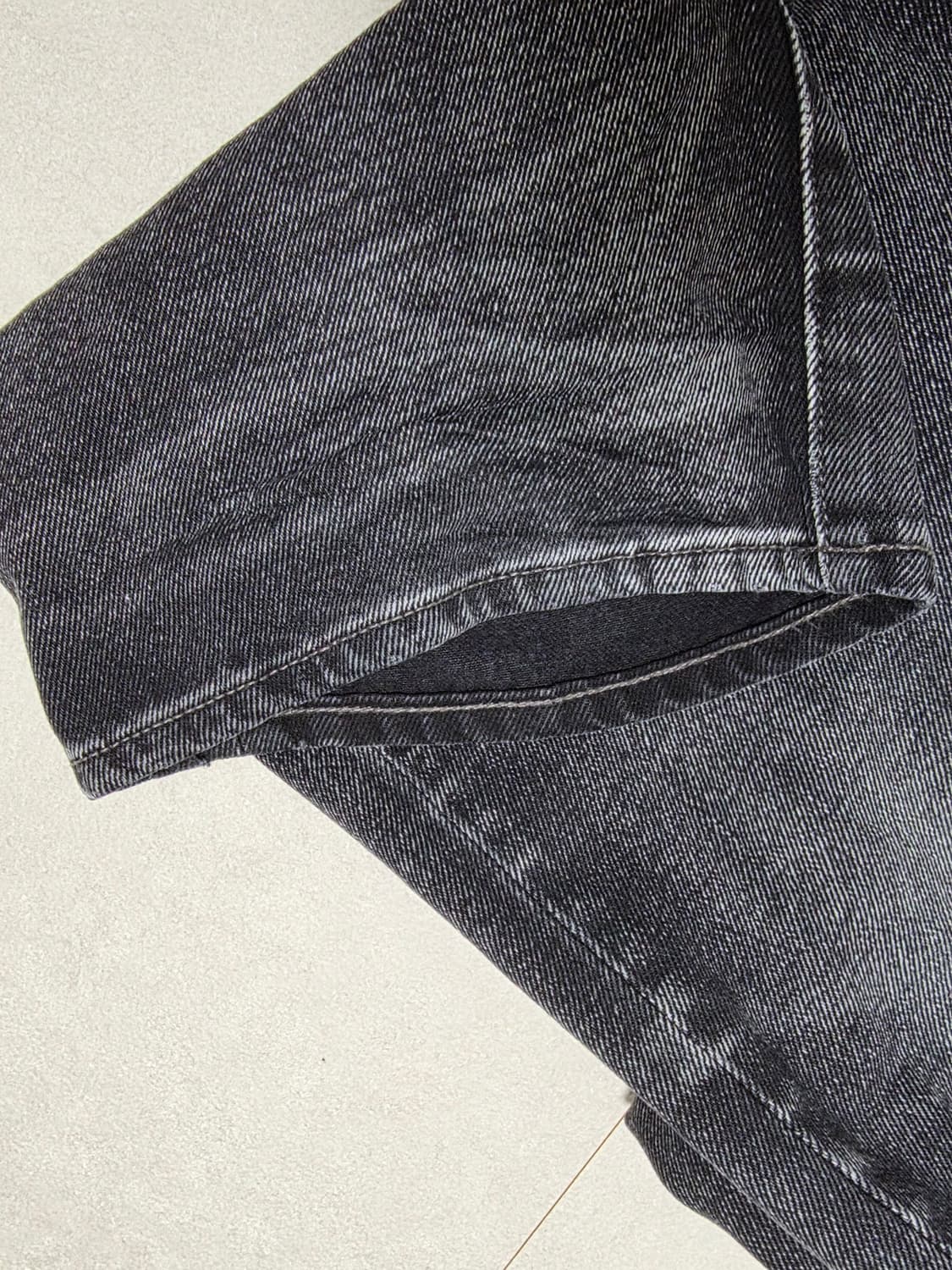 스투시 데님 빅 올 진 빈티지 블랙 빈티지 워시 (32) 상품이미지3