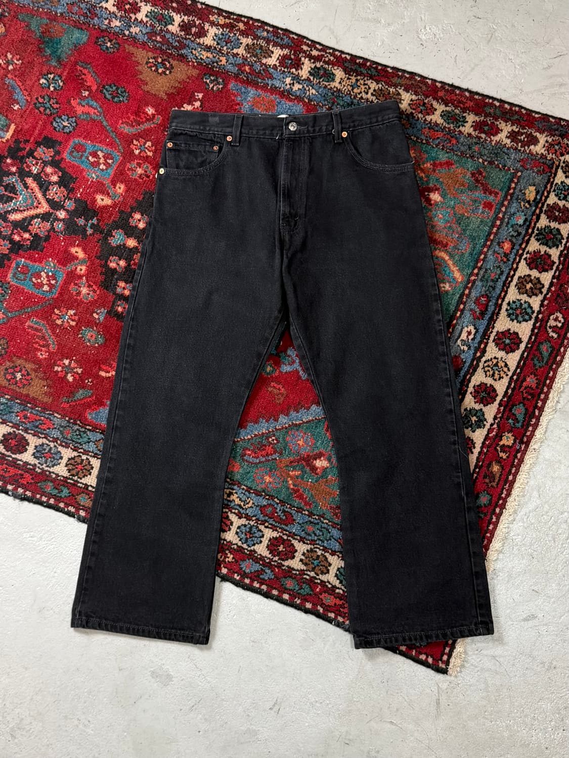 00's 빈티지 리바이스 517 블랙 부츠컷 플레어진 상품이미지2