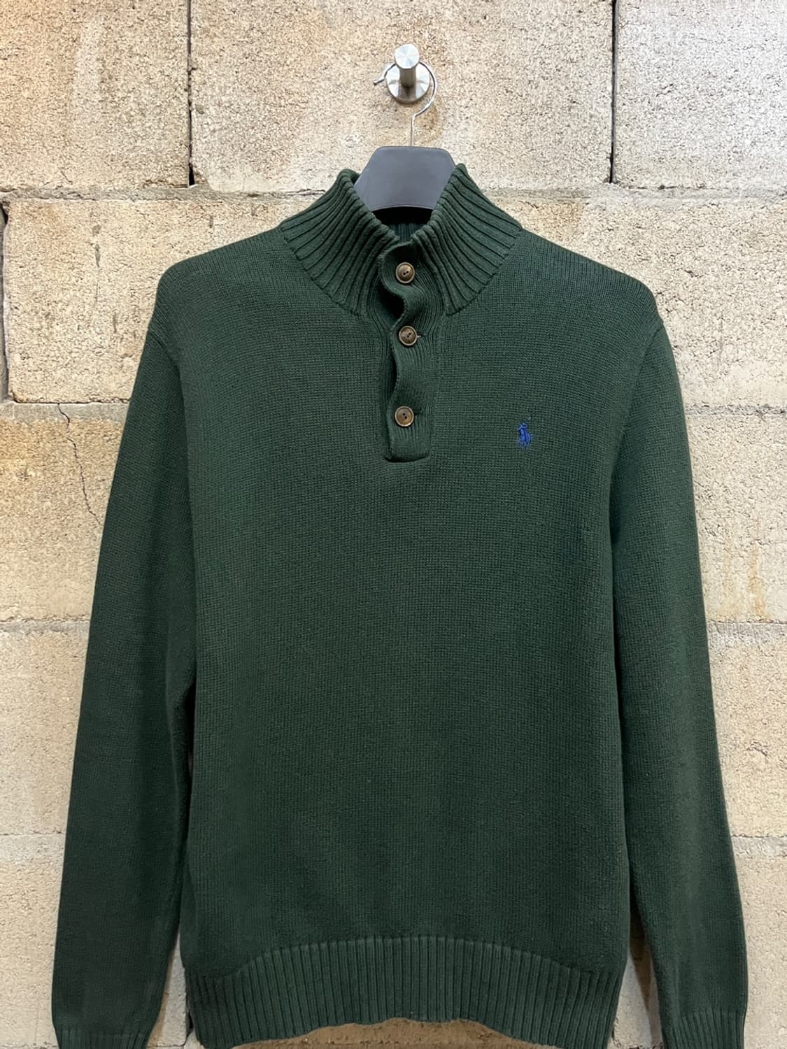 폴로 랄프로렌 버튼 업 코튼 니트 상품이미지2