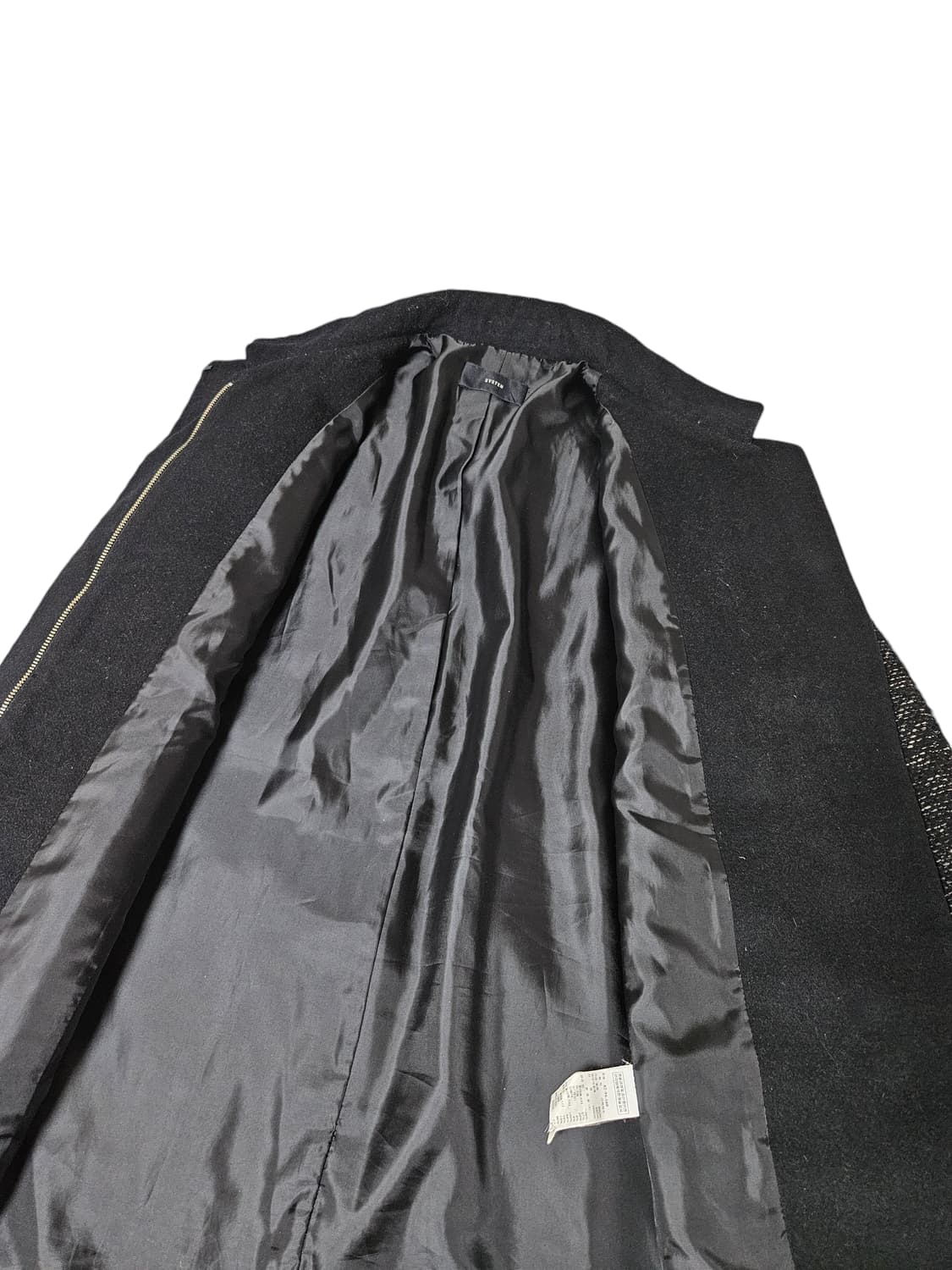 시스템 헤링본 하프코트 55 상품이미지5