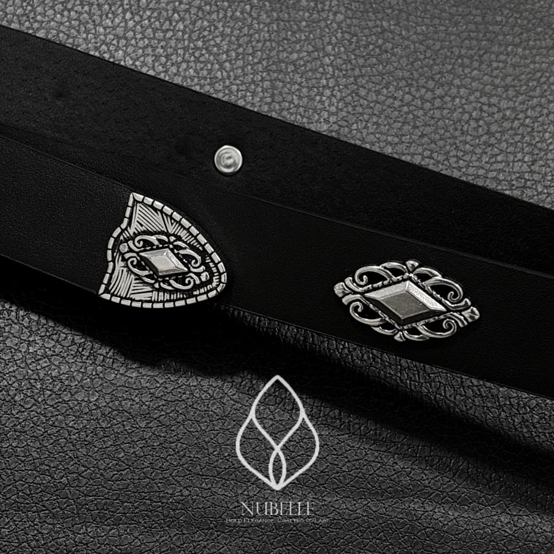 🌗 Chrome western belt / 크롬 스터드 웨스턴 벨트 상품이미지4