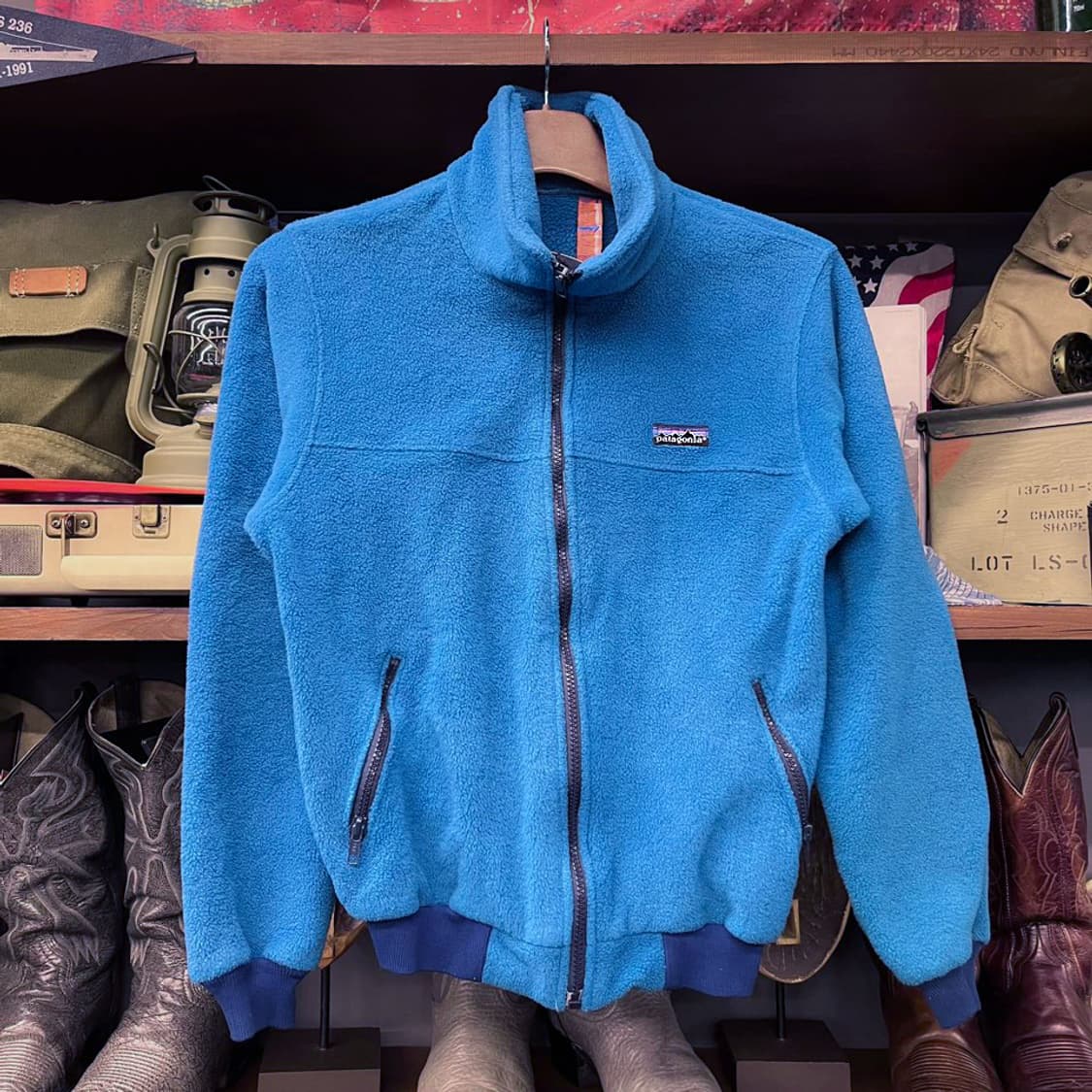 80s 파타고니아 플리스 봄버 집업 자켓 상품이미지1