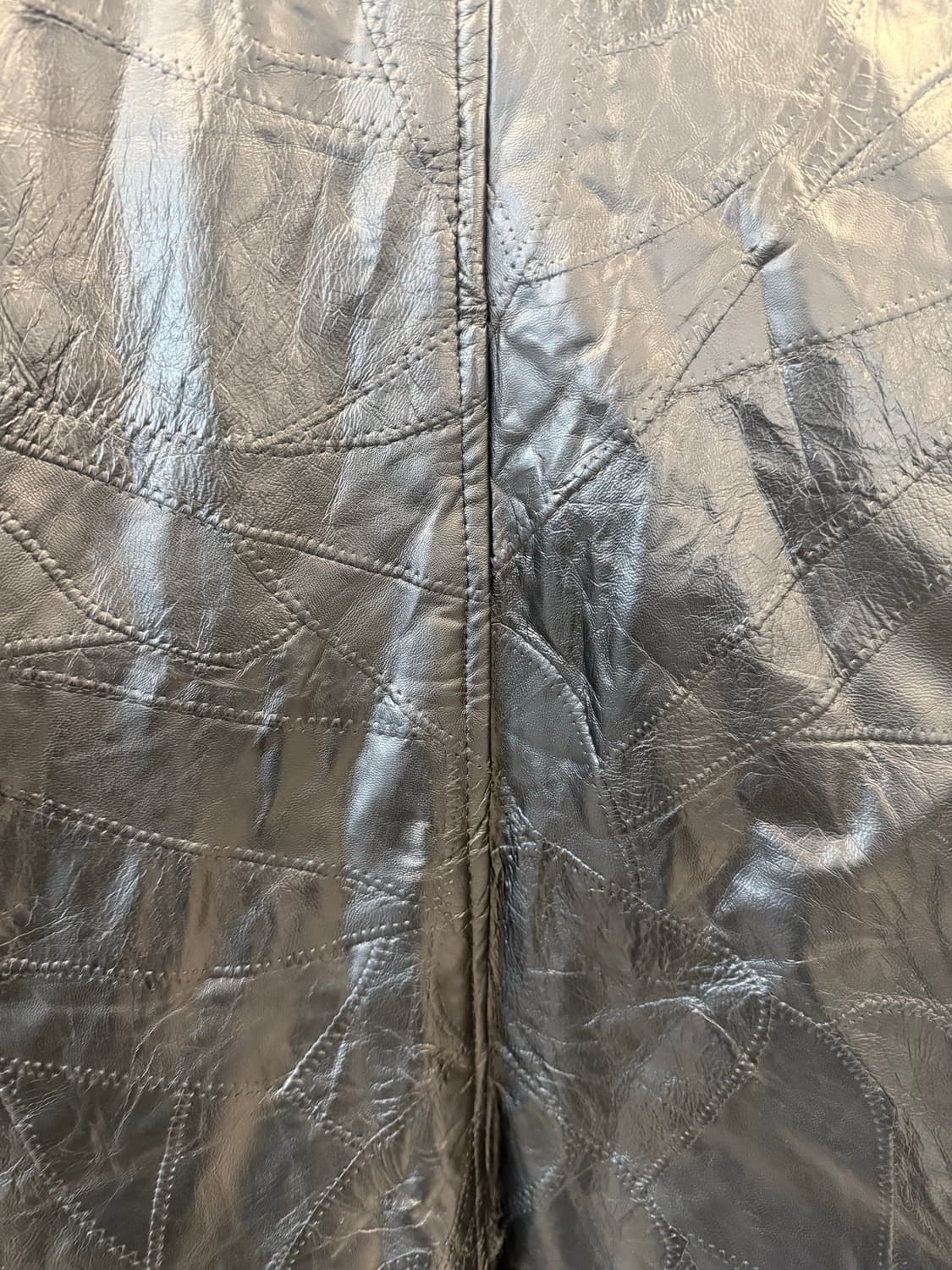 Pattern Leather Jacket   상품이미지5