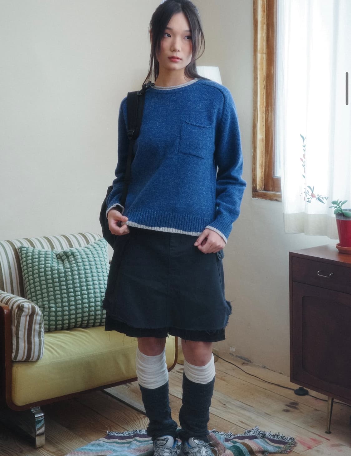 하이산 더스티 울 니트 풀오버 상품이미지4