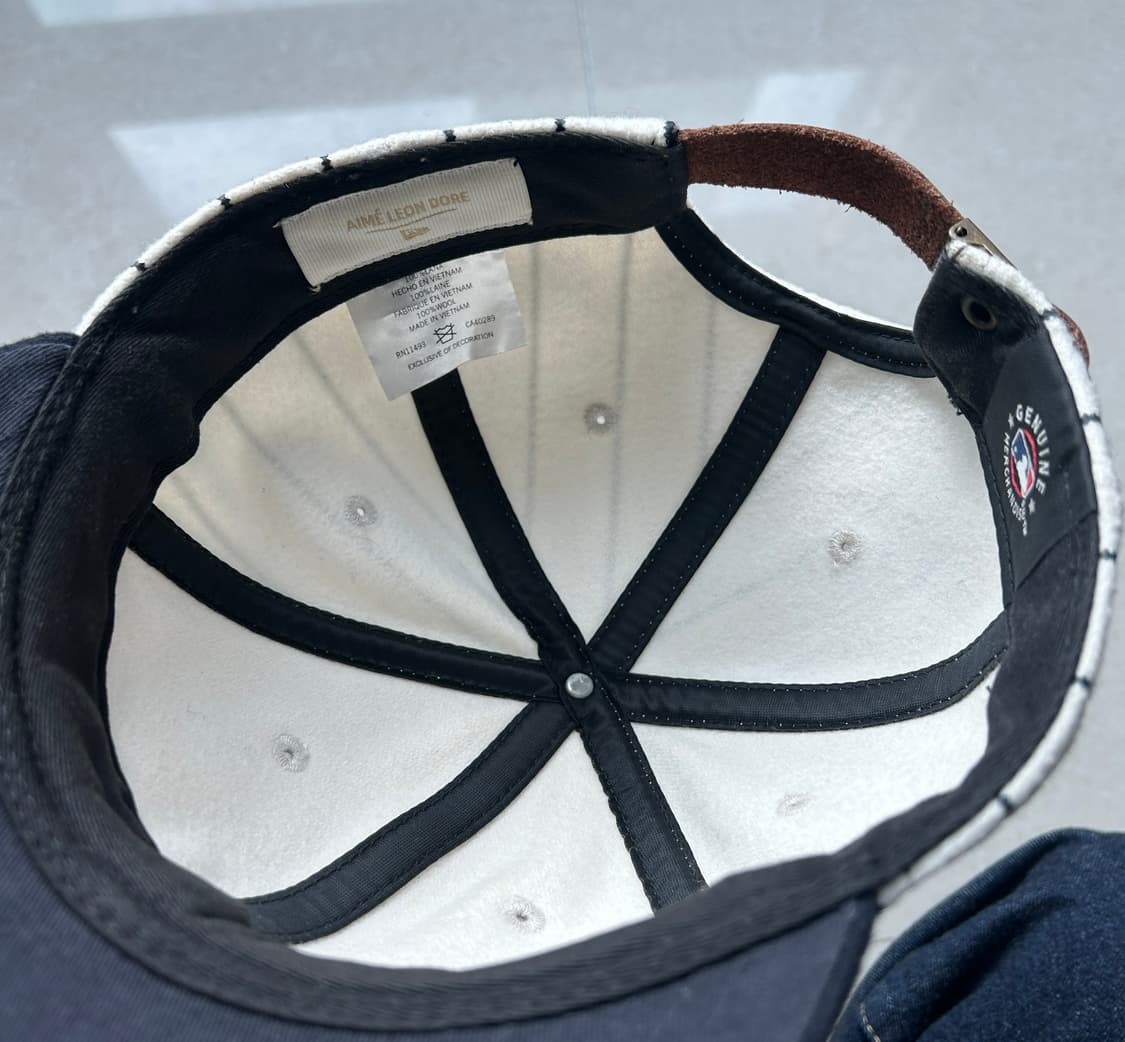 에임레온도르 핀스트라이프 볼캡 상품이미지7