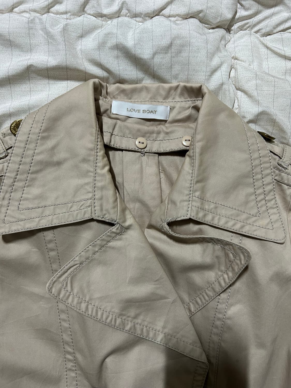 Love boat 트렌치코트 상품이미지5