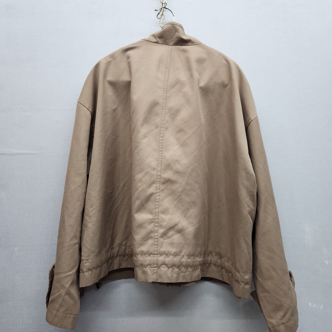 미쏘 베이지 숏 야상 자켓 S(L) 상품이미지4