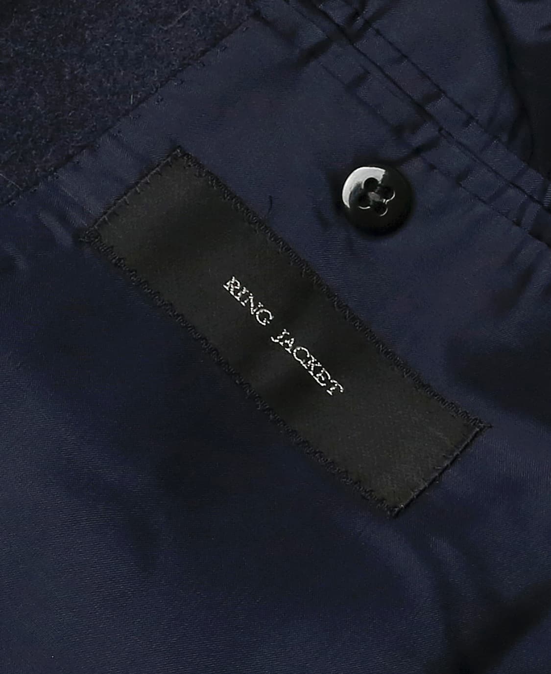링자켓 [Ring Jacket] 네이비 울 알파카 스탠다드 싱글 코트 상품이미지5