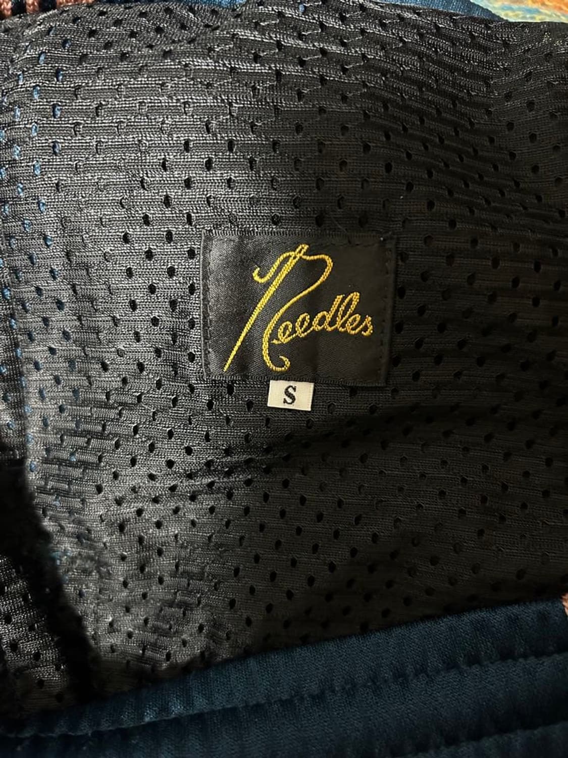 니들스 트랙 팬츠 폴리 스무스 다크 블루 핑크 내로우 핏 상품이미지3