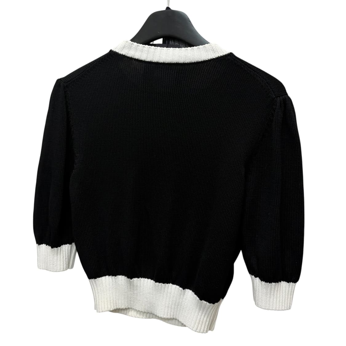 프라다 미니 로고 크롭 코튼 니트 (55)  상품이미지5