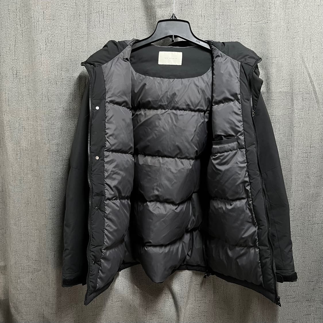 [L] 나노 유니버스 남성 블랙 경량 다운점퍼 패딩 상품이미지5