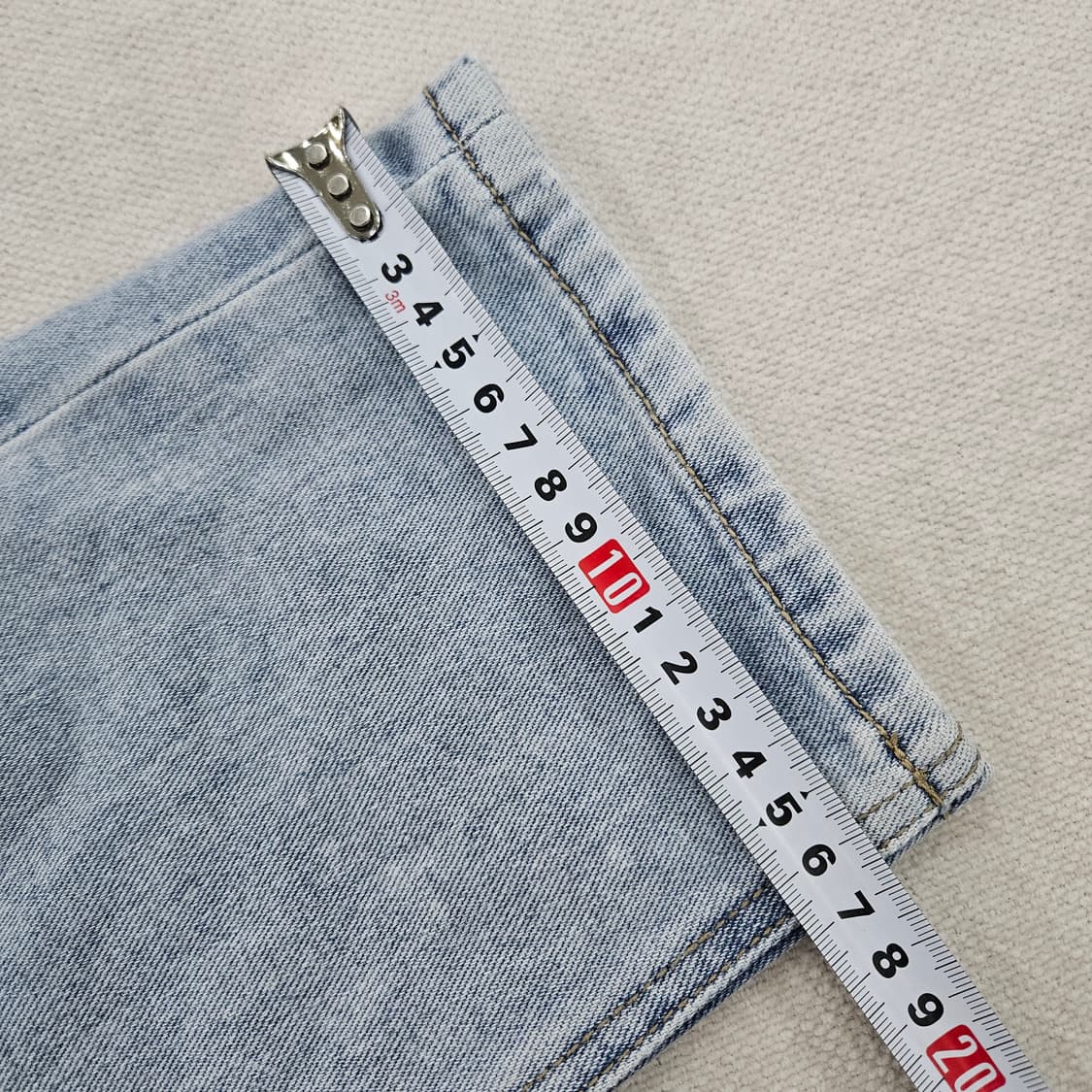 [27] 무신사 여성 라이트인디고 스트레이트핏 데님 팬츠 0116Y1 상품이미지8