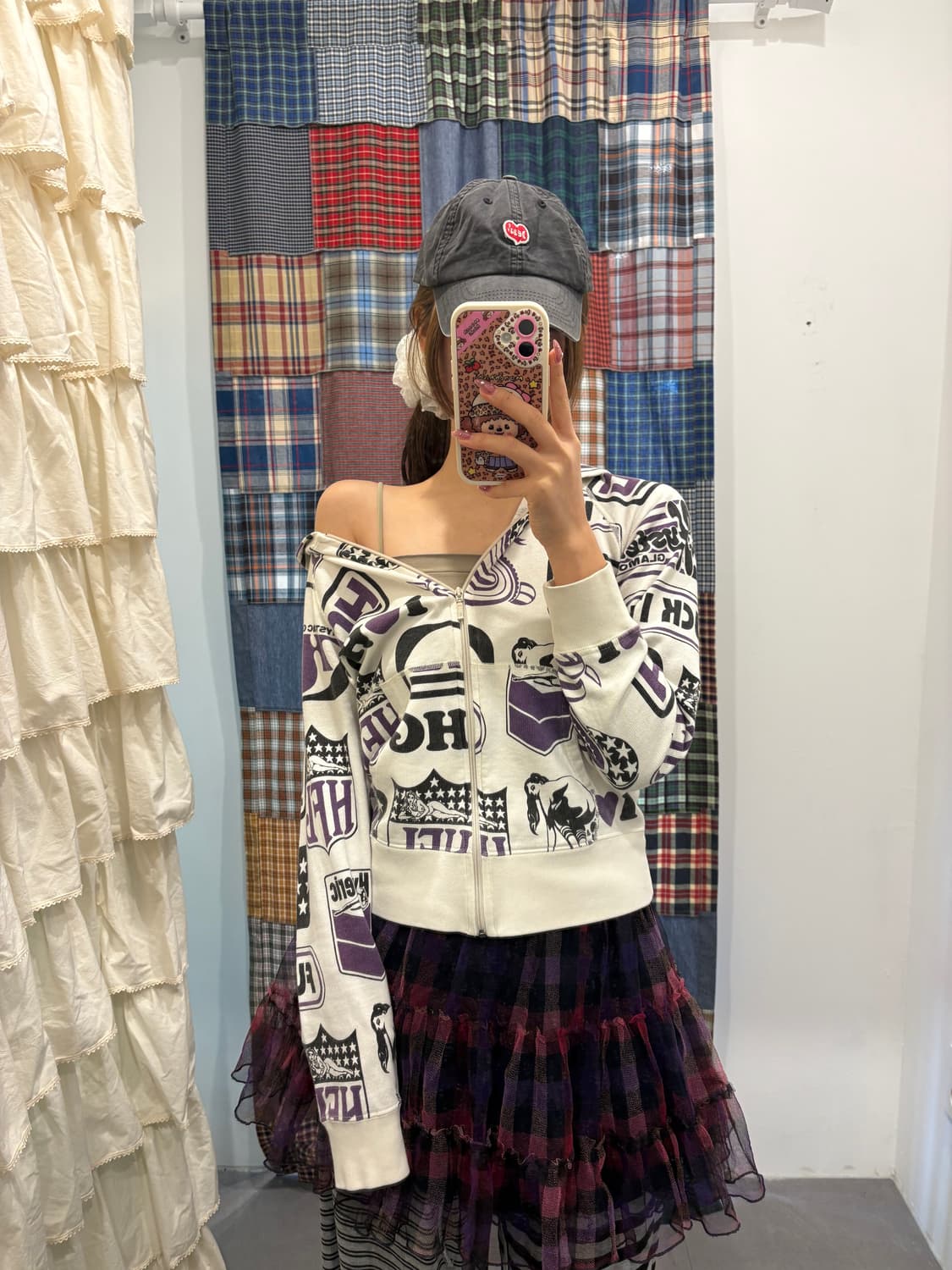 히스테릭글래머 아이러브 히스테릭 후드집업 상품이미지1