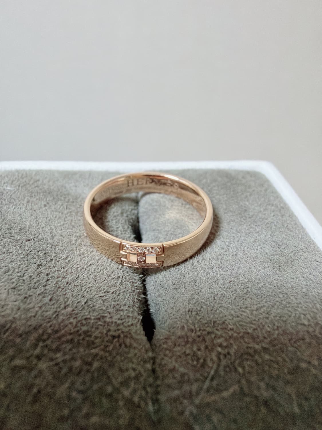 에르메스 에버 헤라클래스 웨딩 밴드 링 50호 상품이미지5
