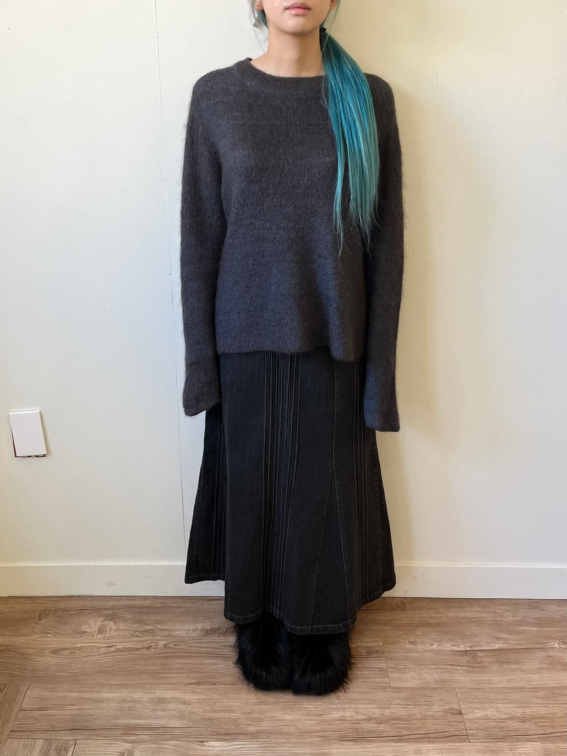 ThaLia 스톤블루 스웨터 상품이미지7