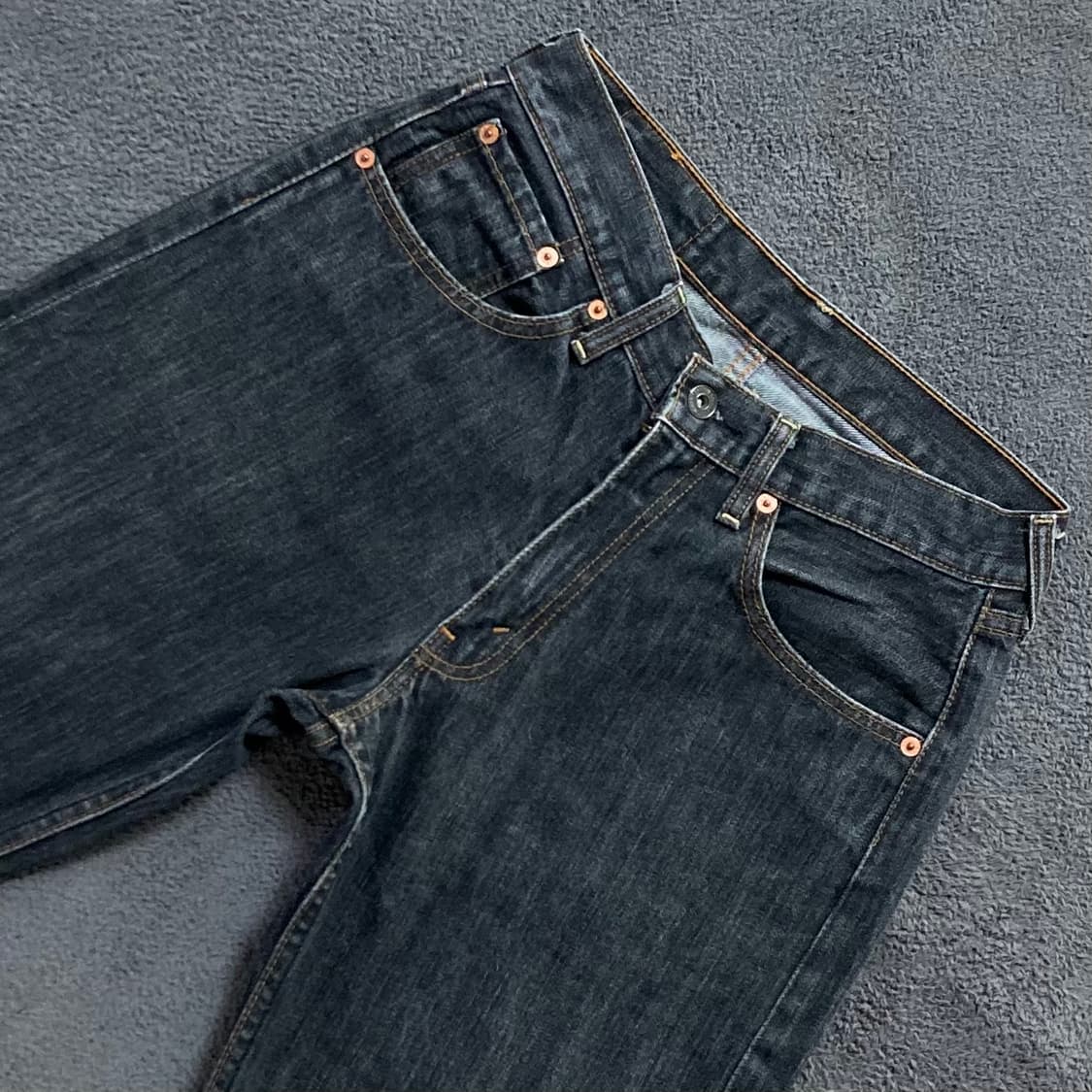 리바이스 503 블랙진 W29 L34 상품이미지3