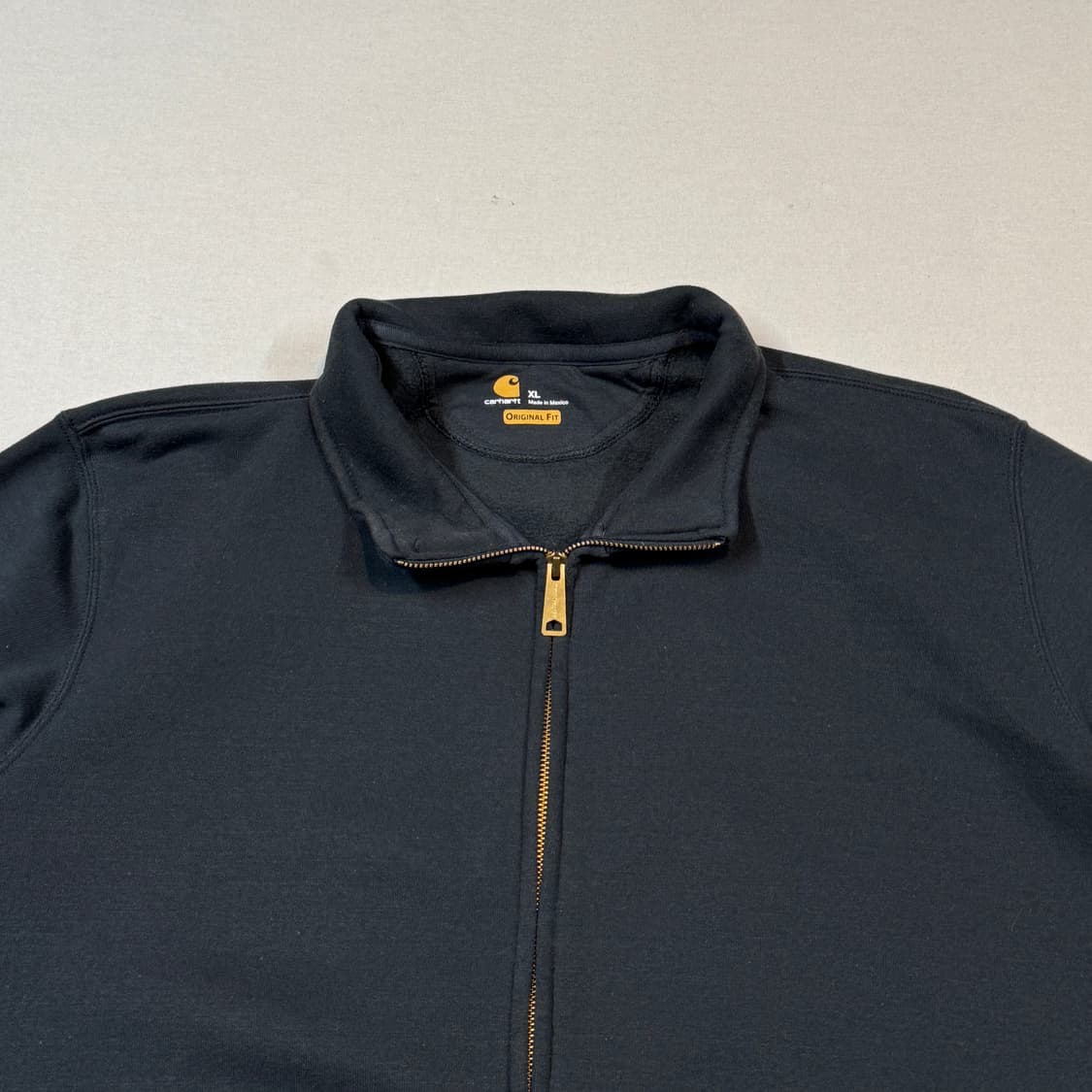 XL) 칼하트 미드웨이트 오리지널핏 집업 블랙 상품이미지3
