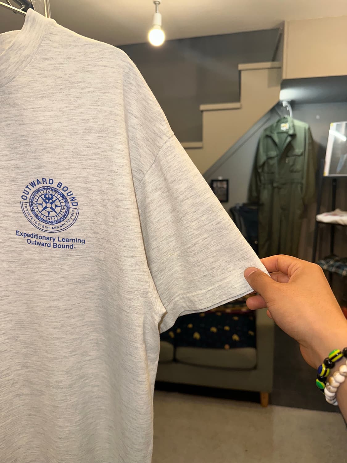90‘s Hanes Outward bound boat single T 상품이미지8
