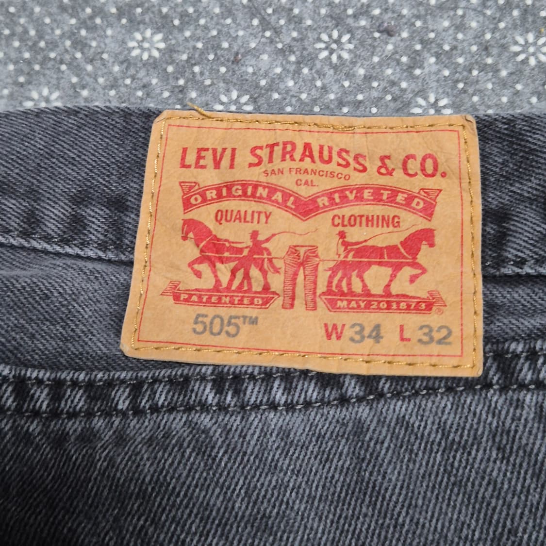 [34]리바이스 블랙 505 -385 상품이미지3
