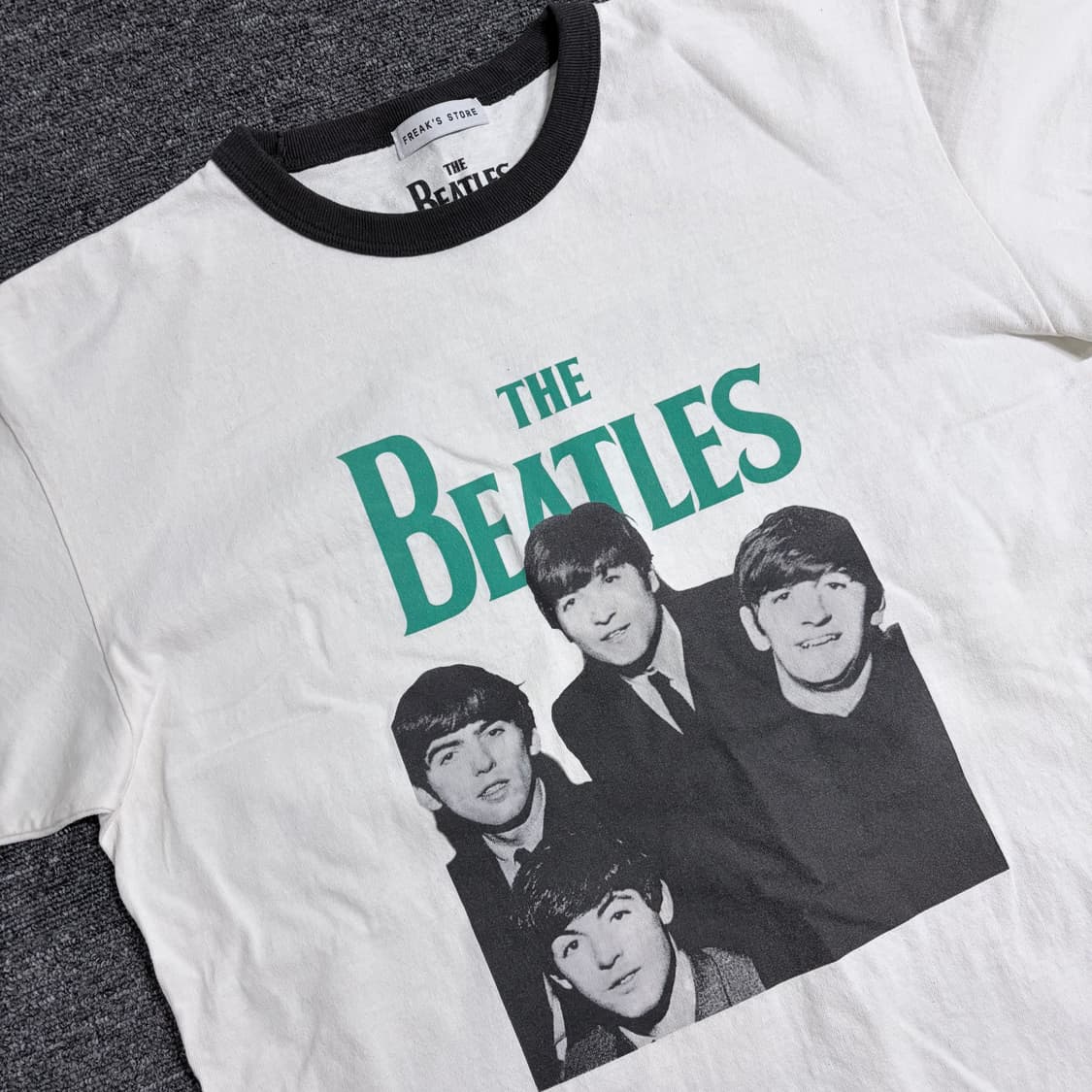 프릭스스토어 비틀즈 링거 포토 반팔티 상품이미지2