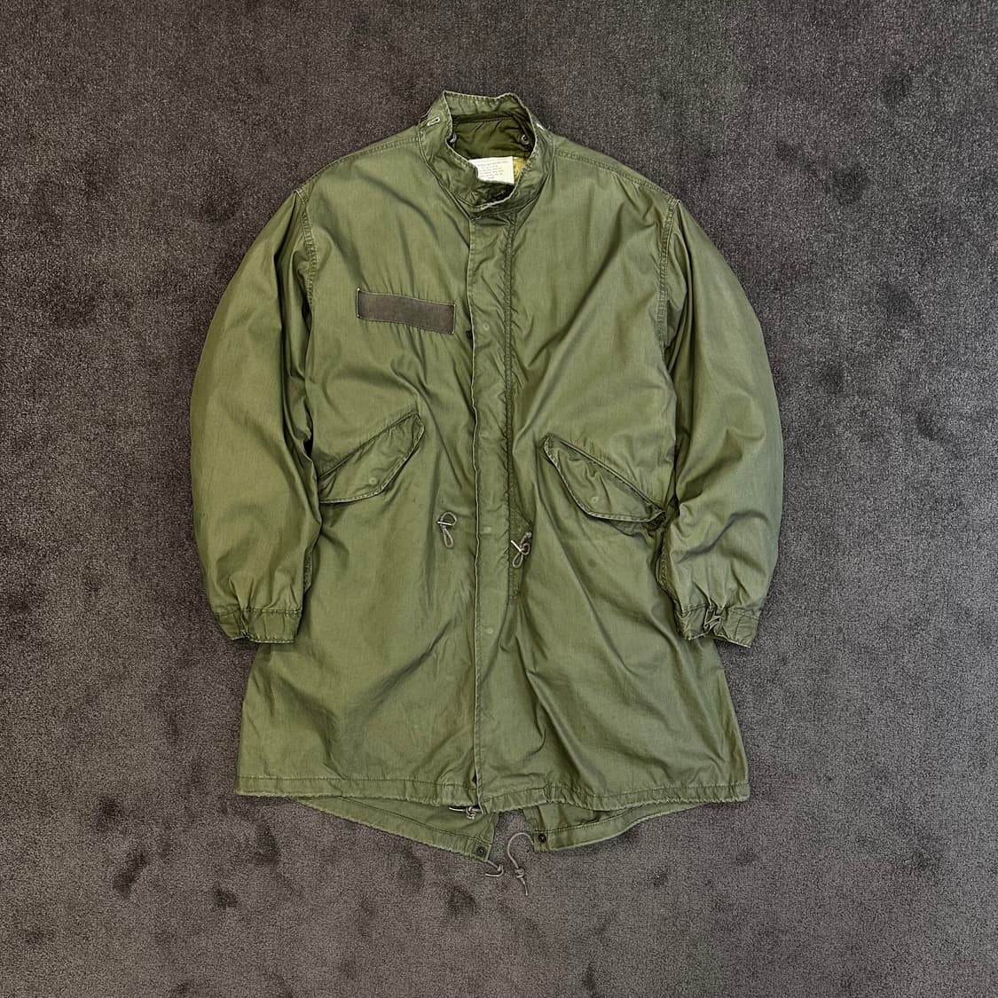 80s 미군 M65 오리지널 피쉬테일 파카 S 상품이미지1