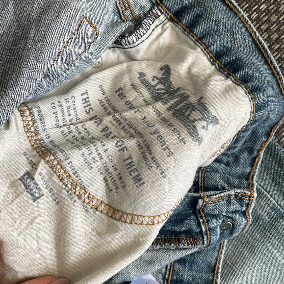 (38) 리바이스559 38x30 릴렉스 스트레이트핏 데님팬츠 상품이미지4