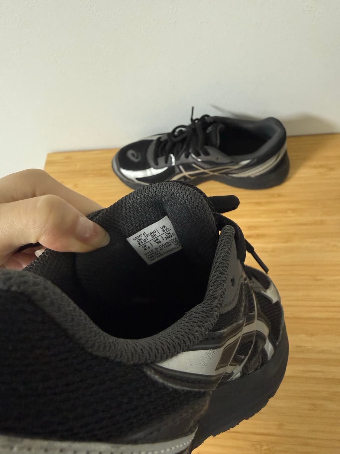 아식스 조그 100 블랙 상품이미지3