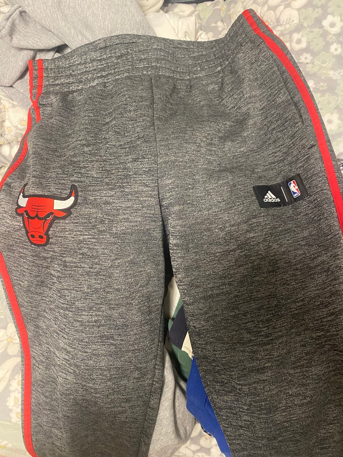 아디다스 시카고 불스 트레이닝 바지 그레이 상품이미지1