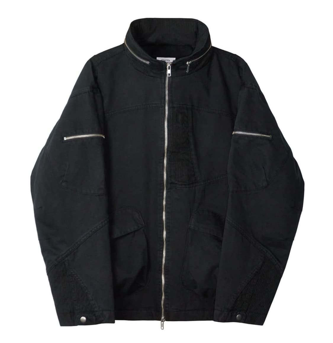 이그노타 코어:6 워시드 포켓 자켓 블랙 상품이미지1